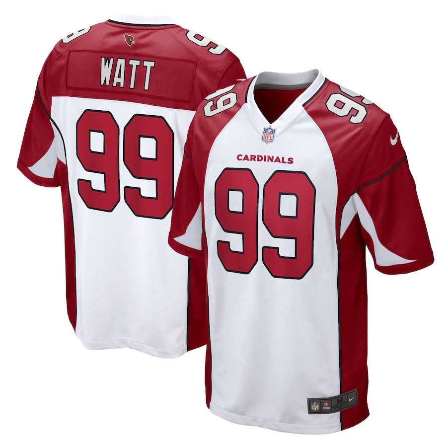 Men Arizona Cardinals 99 J.J. Watt Nike White Game NFL Jersey